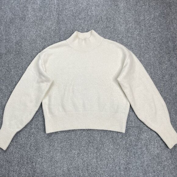 & Other Stories Sweaters - & Other Stories Los Angeles Atelier Mock Neck Sweater Womens XS Wool Blend Ivory